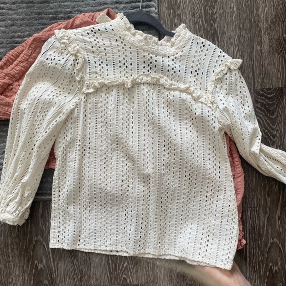 Madewell collared top